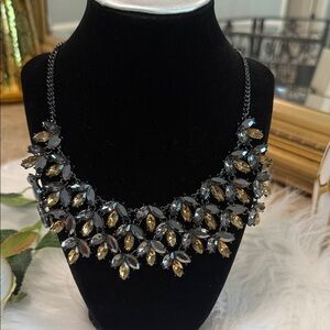 INC International Concepts Black and Gold Necklace